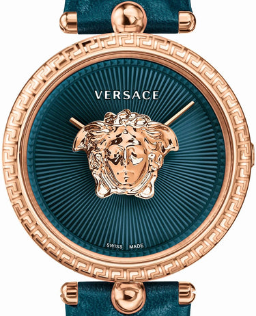 Versace Damen Armbanduhr PALAZZO 34MM D/TEAL S/TEAL 5N VECQ003 18